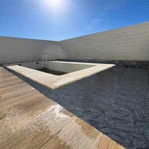 Piscina antes Diseño de jardines y parques infantiles